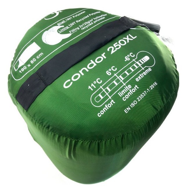 Мешок спальный Freetime CONDOR 250 XL 190 cm Treetop green (L-3660323203266)