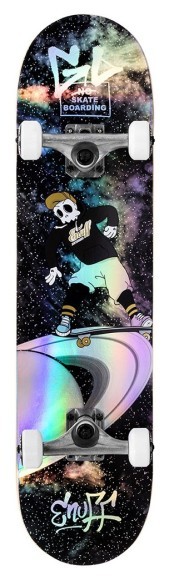 Скейтборд Enuff Skully Hologram Mini black, укр
