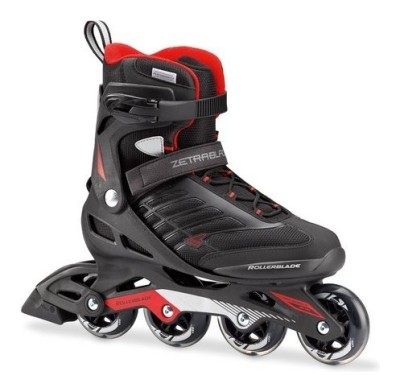 Роликовые коньки для взрослых Rollerblade ZETRABLADE M 44.5 (11US) 290мм Black/red (07736600 741)