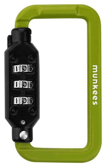 Munkees 35942 карабін Combi Lock Carabiner Square green, укр, укр