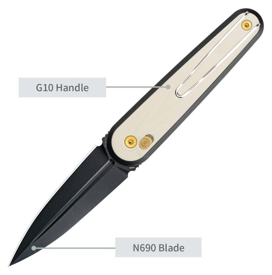 Нож складной SRM Twin 251MB-GT2, белый.