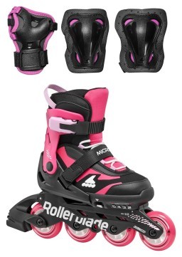 Rollerblade ролики Microblade Combo black-pink 36.5-40.5 (33-36.5) Rollerblade ролики Microblade Combo black-pink 36.5-40.5 (33-36.5)