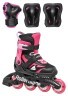 Rollerblade ролики Microblade Combo black-pink 36.5-40.5, укр