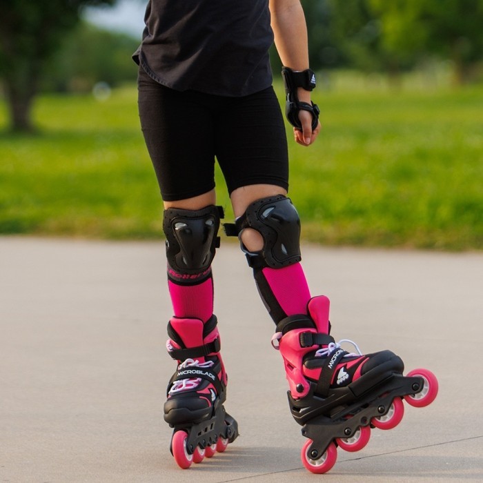 Rollerblade ролики Microblade Combo black-pink