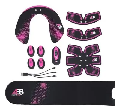 Електростимулятор м’язів ABS Master Pro Multi Set NN – чорно-фіолетовий