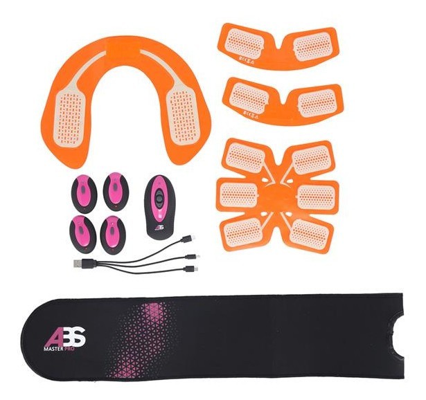 Електростимулятор м’язів ABS Master Pro Multi Set NN – чорно-фіолетовий