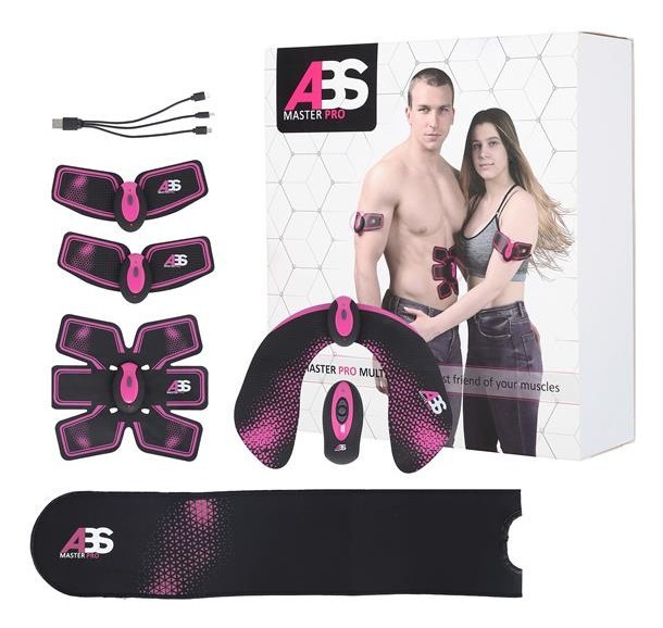 Електростимулятор м’язів ABS Master Pro Multi Set NN – чорно-фіолетовий