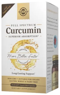 Full Spectrum Curcumin Liquid Extract - 30 softgels