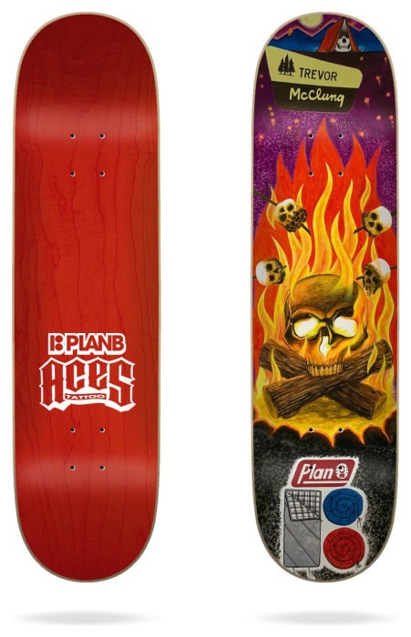 Дека для скейтборда Plan B ( PBDE0020A181 ) Trevor Cranial 8.375"x32.125" 2020