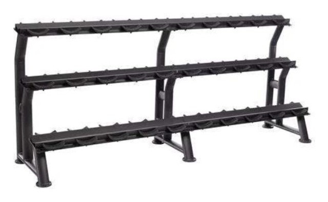 Устойчивая гантельная 3-х ярусная Generation Fitness FF71D1E (на 15 пар)