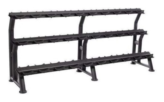 Устойчивая гантельная 3-х ярусная Generation Fitness FF71D1E (на 15 пар)