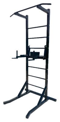 Турник, брусья и пресс, шведская стенка Черная (50х50 мм)