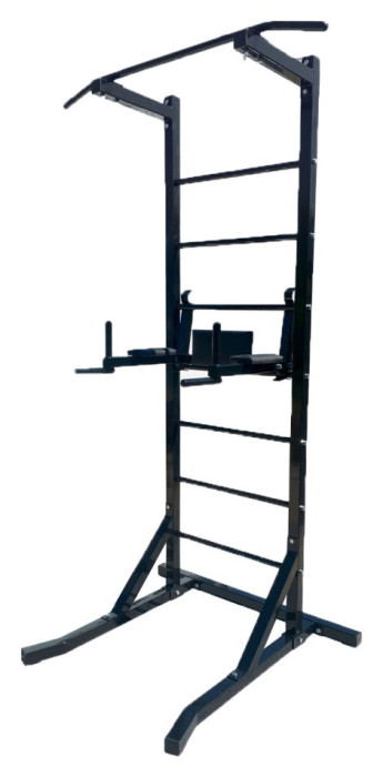 Турник, брусья и пресс, шведская стенка Черная (50х50 мм)