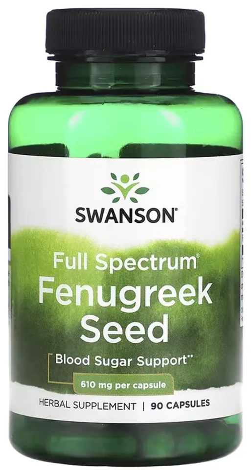 Fenugreek Seed 610mg - 90 cap (DSN_100-70-4565538-20)