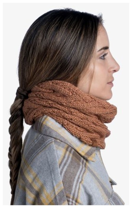 Шарф-труба Buff Knitted & Fleece Neckwarmer Caryn, Rosewood
