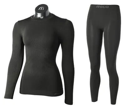 Комплект MICO термофутболка (IN01436) WOMAN LONG SLVS R/NECK SHIRT EXTRA DRY + термоштаны (CM01438) WMN LONG TIGHT PANTS EXTRA DRY SKINTECH 2022