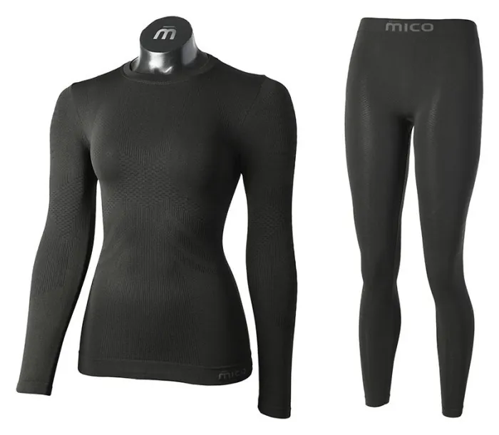 Комплект MICO термофутболка (IN01436) WOMAN LONG SLVS R/NECK SHIRT EXTRA DRY + термоштаны (CM01438) WMN LONG TIGHT PANTS EXTRA DRY SKINTECH 2022
