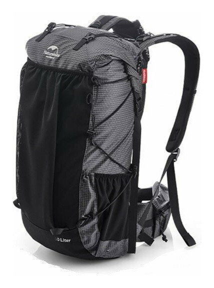 Рюкзак туристичний Naturehike Rock NH20BB113, 40+5 л, чорний, укр, укр