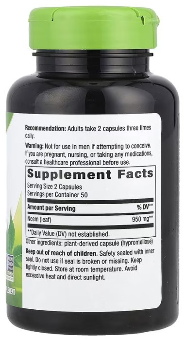 Neem Leaf - 100 vcaps