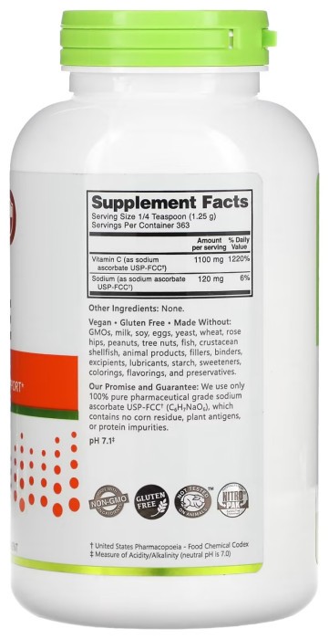 Sodium Ascorbate Powder - 454g