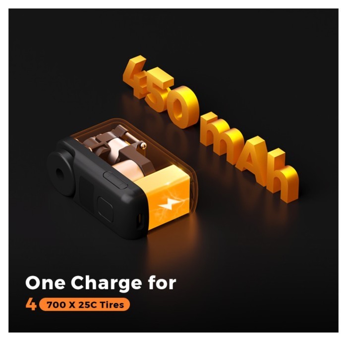 Велосипедний міні насос електричний Flextail Tiny Bike Pump Pro, 120 PSI, укр, укр