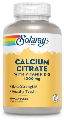 Calcium Citrate w/Vit D-3 1000mg - 180 caps
