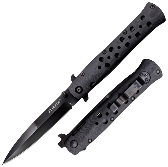 Ніж складаний Cold Steel 4" TI-Lite, G-10, S35VN (2018), Black