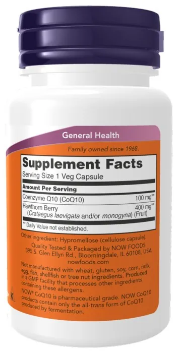 COQ10 100mg - 30 vcaps