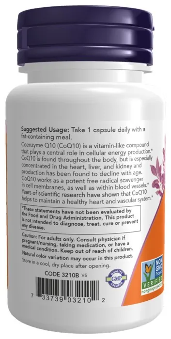 COQ10 100mg - 30 vcaps