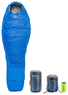 Спальный мешок Pinguin Comfort PFM (-1/-7°C), 195 см - Left Zip, Blue