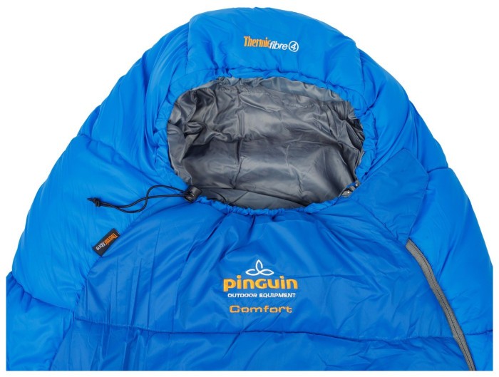 Спальный мешок Pinguin Comfort PFM (-1/-7°C), 195 см - Left Zip, Blue