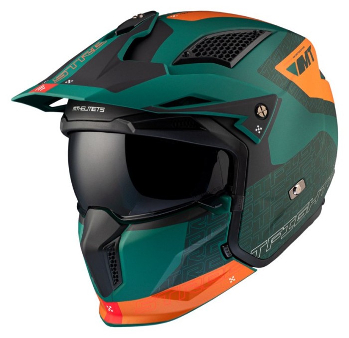 Мотошолом MT STREETFIGHTER SV S Totem C6 Matt Green ECE2206