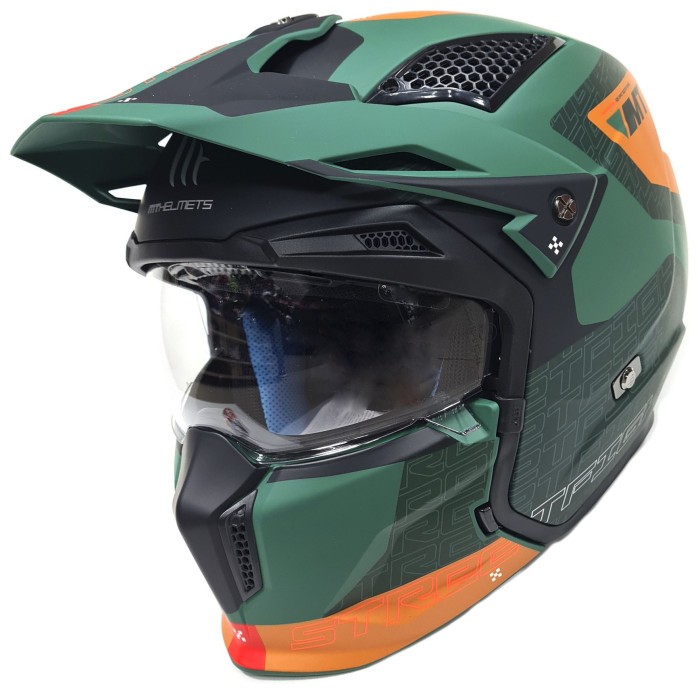 Мотошолом MT STREETFIGHTER SV S Totem C6 Matt Green ECE2206