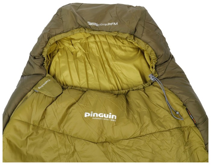 Спальный мешок Pinguin Trekking (1/-5°C), 205 см - Right Zip, Khaki (PNG 238648) 2020