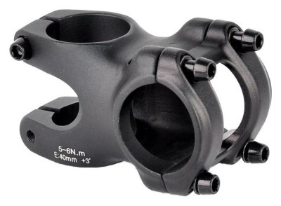 Вынос руля ZOOM TDS-D611-8FOV/ISO-M 1 1/8" 31,8мм угол 3, 40мм, черный