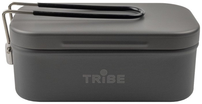 Контейнер для еды Tribe Lunch Box Alu T-FG-0016-grey