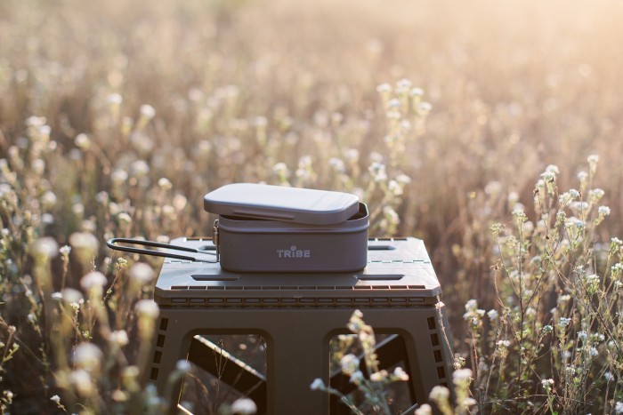 Контейнер для еды Tribe Lunch Box Alu T-FG-0016-grey