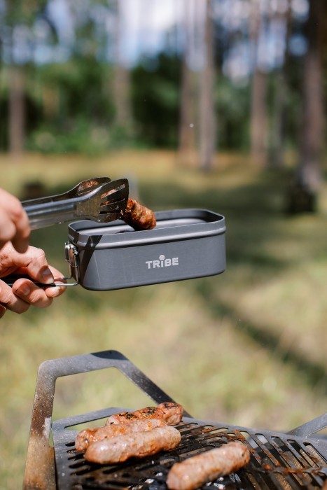 Контейнер для еды Tribe Lunch Box Alu T-FG-0016-grey