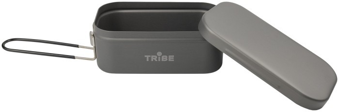 Контейнер для еды Tribe Lunch Box Alu T-FG-0016-grey