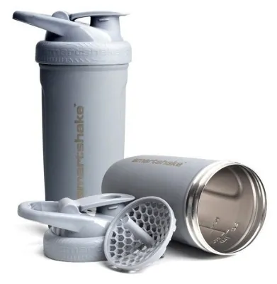 Шейкер спортивний SmartShake металевий Reforce Stainless Steel 30oz/900ml