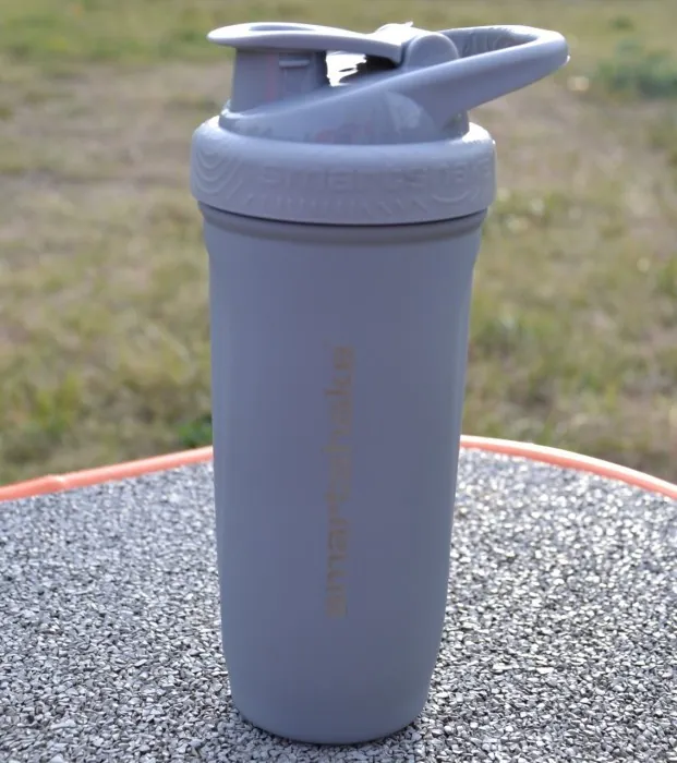 Шейкер спортивний SmartShake металевий Reforce Stainless Steel 30oz/900ml