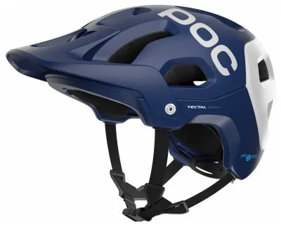 Шолом велосипедний POC Tectal Race Spin, Lead Blue / Hydrogen White Matt