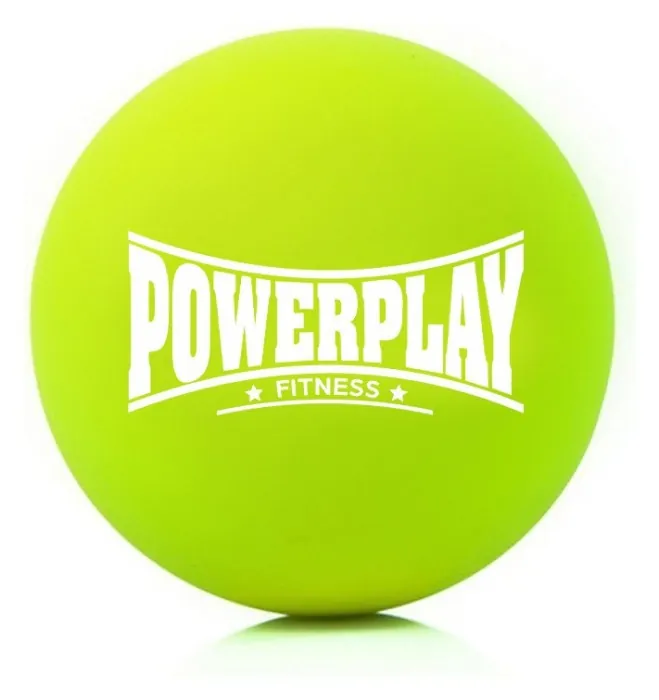 Массажный силиконовый мяч PowerPlay PP-4354 Silicone Lacrosse Ball (6.3см.) Зеленый