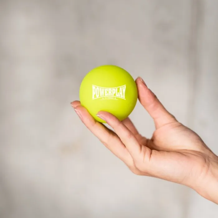 Массажный силиконовый мяч PowerPlay PP-4354 Silicone Lacrosse Ball (6.3см.) Зеленый