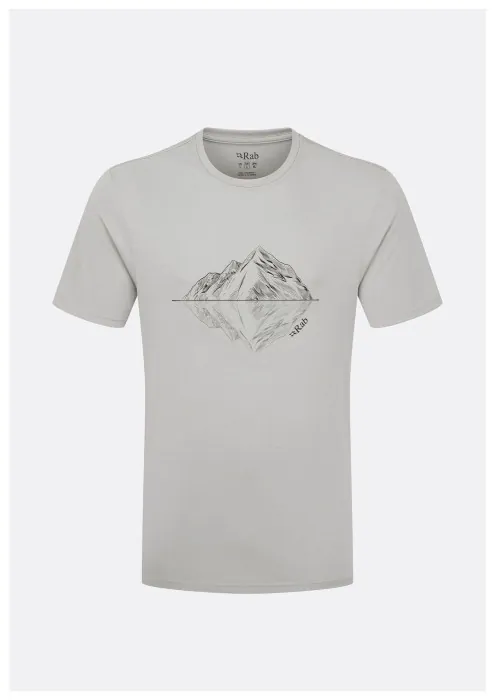 Футболка мужская Rab Crimp Reflection Tee, Light Zinc, L