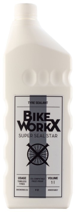 Герметик для безкамерних коліс BikeWorkX Super Seal Star 1 л, укр, укр