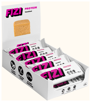 FIZI Protein Bar - 10х45g Hazelnut