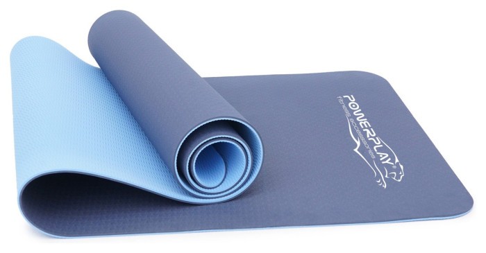 Коврик для йоги та фітнесу PowerPlay 4150 TPE Premium Performance Mat Океанічний (183x61x0.6 см.)