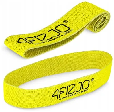 Резинка для фітнесу та спорту із тканини 4FIZJO Flex Band 23-29 кг Yellow (P-5907739311702)