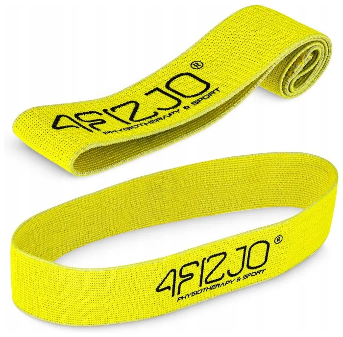 Резинка для фитнеса и спорта из ткани 4FIZJO Flex Band 23-29 кг Yellow (P-5907739311702)
